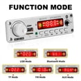 thumbnail image 5 of Placa Decodificadora Bluetooth con Amplificador DIY de 150 W, 12 V, 6,5 mm, Micrófono, Radio FM, TF, USB, Audio para Coche, Altavoces, Control de Volumen., 5 of 5