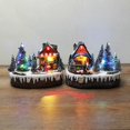 thumbnail image 3 of Glowing Music Little House Christmas Tree Hut Christmas Gifts Decorations (B), 3 of 4