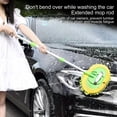 thumbnail image 3 of Car Wash Mop with Detachable Microfiber Head Car Wash Mop Kit 2-in-1 Brush Mop with Long Handle Scratch-free Detachable Microfiber Head Flexible, 3 of 8