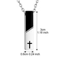 thumbnail image 2 of Cremation Urn Necklace for Ashes Urn Jewelry Cross Cube Ash Necklace Memorial Pendant Jewelry for Men Women, 2 of 5