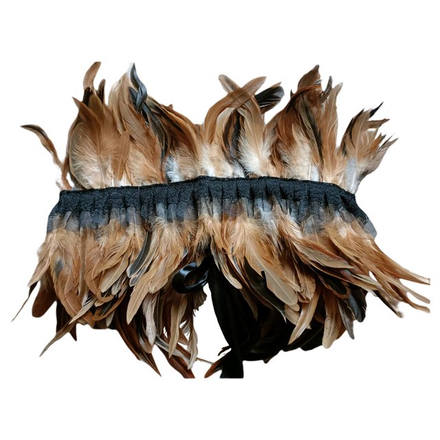 Chal de plumas falsas, penacho gótico, poncho de plumas, chal para el hombro, ala de cuervo, negro marrón
