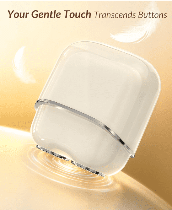 Female facial hair removal: portable painless shaver with 2 double blades - rechargeable hair removal device suitable for peach velvet upper lip and chin - ideal choice for travel/makeup preparation