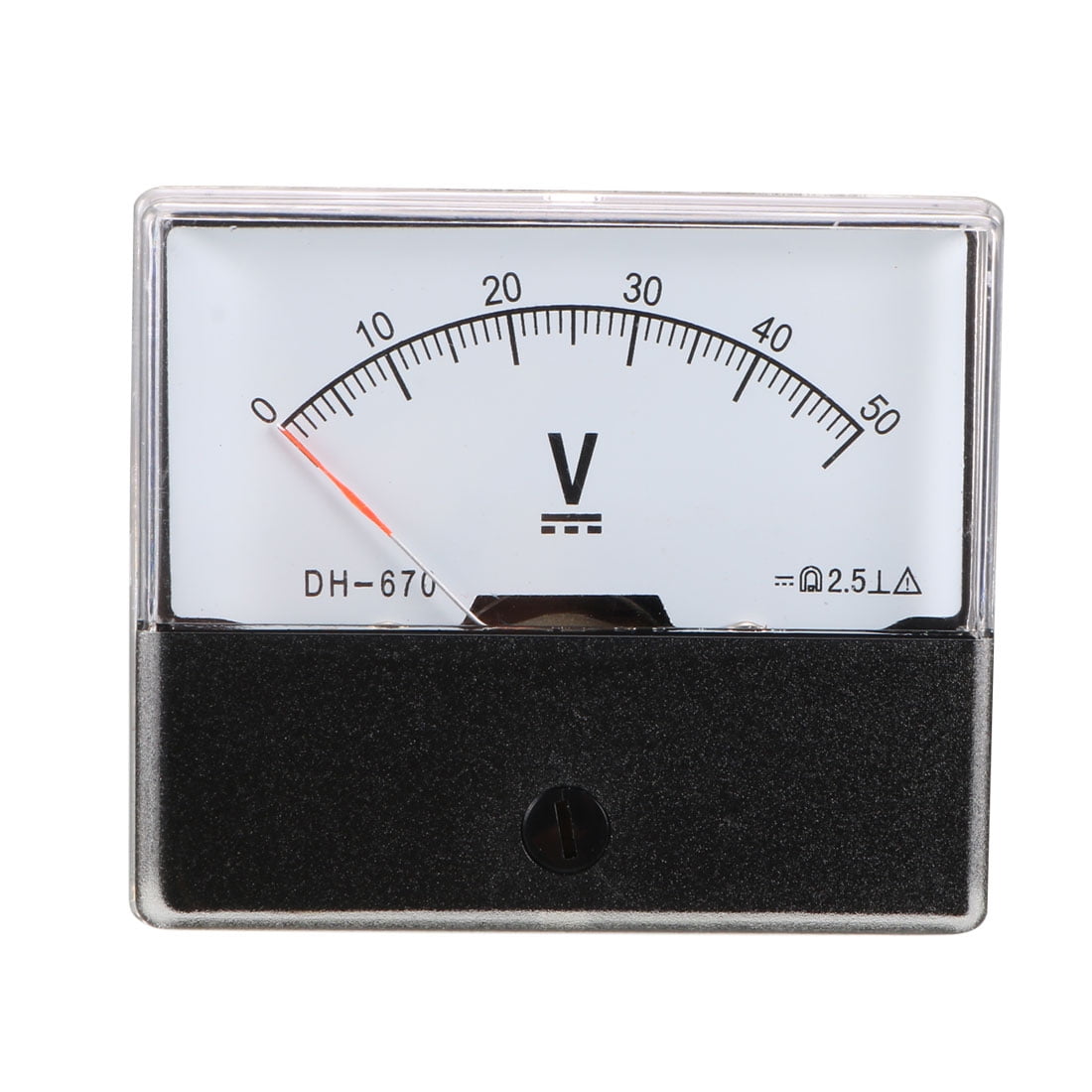 New DC 0-50V Analog Volt Voltage Voltmeter Panel Meter 
