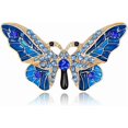 thumbnail image 1 of Butterfly Brooch Pins Women Enamel Insect Pin Lapel Pin Safety Pin, 1 of 4