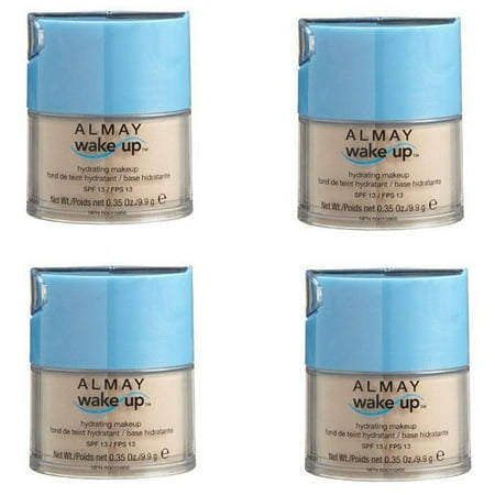 Almay Wake-Up Naked 030 Mineral Powder Makeup (Pack of 4)