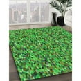 thumbnail image 3 of Ahgly Company Machine Washable Indoor Square Transitional Seaweed Green Area Rugs, 6' Square, 3 of 7