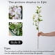 thumbnail image 4 of Ramo artificial de flores lilas de plástico para exteriores decorativo en el porche del jardín, 4 of 6