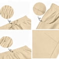 thumbnail image 5 of Gym Sweatpants Women Zaewscy Women's Solid Color Elastic High Waist Wide Leg Sports Curved Knife Sweatpants With Casual Loose Jogging Pants With Pockets Sports Pants, 5 of 9