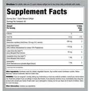 Lutein and Zeaxanthin Supplements | 60 Softgels | Eye Vitamins | With Bilberry, Grape Seed Extract, and Astaxanthin | by Lindberg