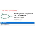thumbnail image 2 of Water Pump Gasket - Compatible with 1984 - 1987 BMW 325e 1985 1986, 2 of 2