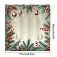 thumbnail image 6 of Upgraded Shower Curtain With Classic Bathroom Fabric With No Punching And 12 Hooks F, 6 of 6