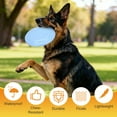 thumbnail image 3 of Uxcell Dog Flying Discs, Plastic Dog Flying Discs Resistant Bite, 9 Inches, (Blue, 1 Pcs), Intended For Medium to Large Breeds, Outdoor Activities/Training/Games/Swimming, 3 of 7