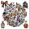thumbnail image 4 of 35pcs-100pcs Spooky Halloween Stickers Gothic Skull Stickers Potion Stickers for Notebooks Laptops Suitcases, 4 of 9