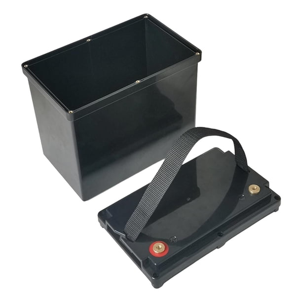Caja de batería Estuche de batería Práctico Fácil de instalar Durabilidad Profesional Portátil Accesorio Reemplazo para energía solar Hogar Exterior