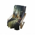 thumbnail image 4 of London Soft Flannel Fleece Throw Blanket, Big Ben from Westminster Bridge Evening Urban Life England City, Cozy Plush for Indoor and Outdoor Use, 50" x 70", Jade Green Dark Blue, by Ambesonne, 4 of 6