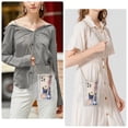 thumbnail image 4 of EEEkit Stadium Approved Clear Bag, Waterproof PVC Clear Crossbody Bag with Chain Strap for Concerts, 4 of 6