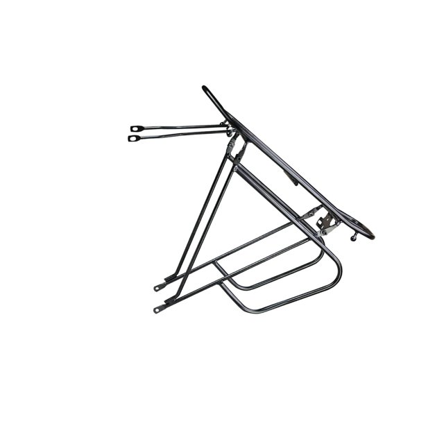tamizeot Rear Bike Rack Shelf Riding Durable Rear Bicycle Rack Unilateral Luggage Cargo Portable Bilateral 44.5x14x38cm