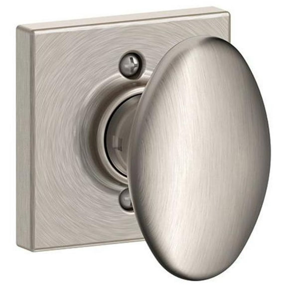 Schlage F170-Sie-Col Siena Non-Turning One-Sided Dummy Door Knob - Nickel