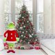 thumbnail image 2 of Christmas Decor Toy Handmade Lifelike Realistic Cartoon Doll Christmas Furry Grinch Cute Doll Toy Home Decorations Xmas Decor23.6inch-1, 2 of 5