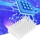 thumbnail image 1 of Radiador, Disipador De Calor, Aluminio Plateado Múltiple De 23 X 35 X 10 Mm Para Placa De Alimentación PCB De Decodificador, 1 of 8