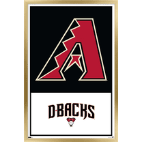 MLB Arizona Diamondbacks - Logo 22 Wall Poster, 22.375" x 34" Framed