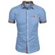 thumbnail image 1 of Men's Plaid Printed Button Short Sleeve Shirts Men's Casual Fashion Short Sleeve Shirts3XL, 1 of 4
