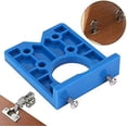thumbnail image 4 of Hinge Drilling Jig Hinge Hole Jig Hinge Hole Locator (blue) (1pcs), 4 of 5