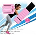 thumbnail image 3 of Ankle Weights Set of 2(1 lb/2 lb Each) – Premium Adjustable Wrist & Ankle Weights for Women Men, Strength Training Silicone Bracelets for Swimming, Running, Pilates, Yoga, Gym, 3 of 8