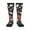 2 Black-1, variant on Bowling Ball print thigh-high socks, crafted for both men and women with a stretchy, high-opaque design perfect for daily wear