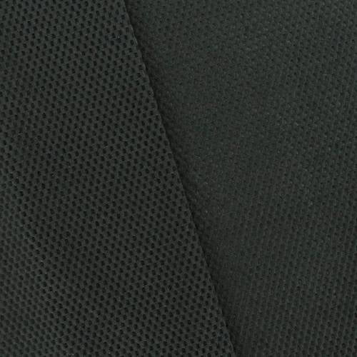Black Dot Athletic Mesh, Fabric By the Yard