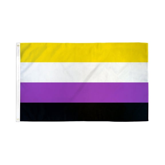 Non-Binary Flag 3x5ft Poly