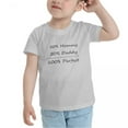 thumbnail image 3 of 50% Mommy + 50% Daddy = *100*% Perfect Cute Toddler Tshirts for Boys Girls (Gray, Youth XL), 3 of 5