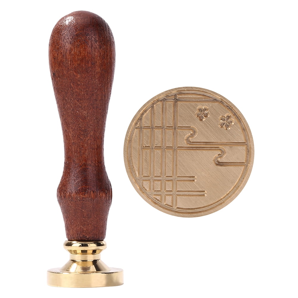 Details about   Love Series ​Retro Wood Handle Sealing Wax Documents Custom Stamp Supplies A#S 