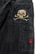 thumbnail image 3 of Pantalones vaqueros Retro con estampado de calavera bordado JNCO, pantalones vaqueros holgados Harajuku Hip Hop, pantalones vaqueros góticos para hombres y mujeres, pantalones anchos de cintura alta, 3 of 5