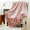 thumbnail image 6 of Home Soft Things Heavy Faux Fur Throw - Burnt Orange - 50" x 60", 6 of 10