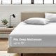 thumbnail image 2 of Sábana Ajustable Bare Home 100 % Algodón Orgánico Tejido de Satén 400 Hilos Tamaño Twin XL Color Blanco, 2 of 5