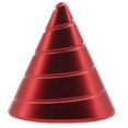 thumbnail image 4 of Jouet Fidget de Table Gyroscope Rotatif Cône Jouet Fidget de Bureau Illusion Optique Jouet à Doigt, Rouge, 4 of 5