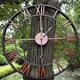 thumbnail image 1 of Reloj de jardín Reloj de pared para jardín al aire libre Reloj de jardín con números romanos grandes Reloj para exterior, 1 of 5