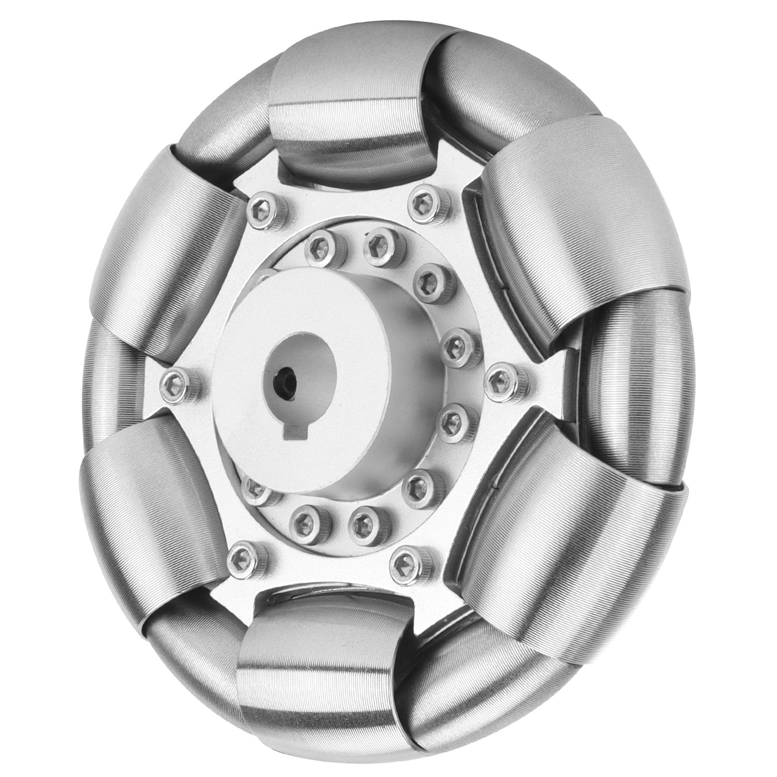 Omni Wheel 100mm, Stainless Steel Rollers Omni Wheels 100mm Omni Wheel