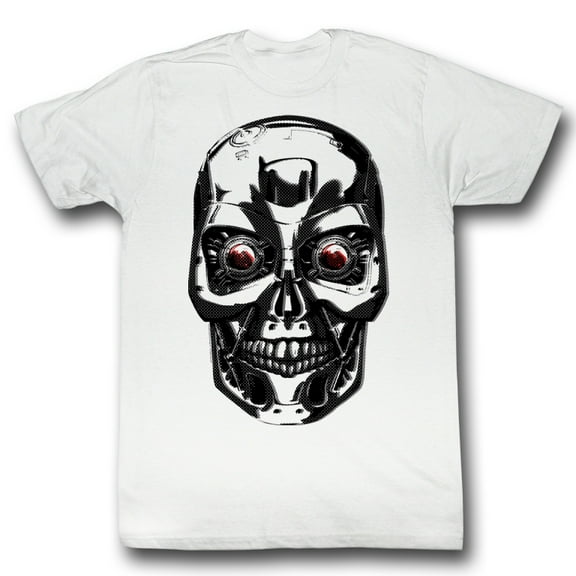 Terminator Stink Face White Adult T-Shirt