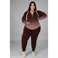 thumbnail image 4 of Womens Plus Size Two Piece Outfits Sweatsuits Casual Long Sleeve Set With Pockets, 4 of 4