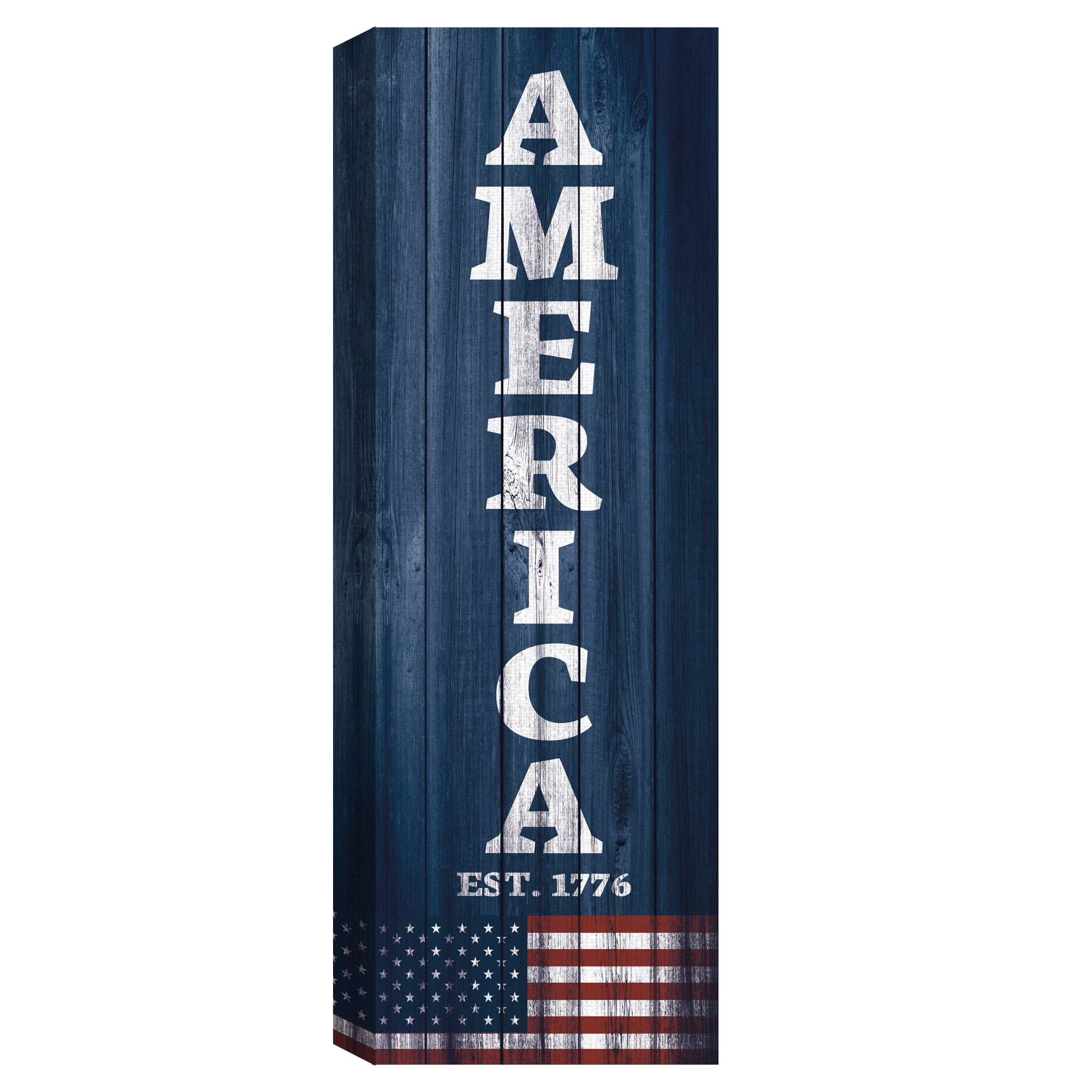 America by Willowbrook Fine Art Canvas Art Print