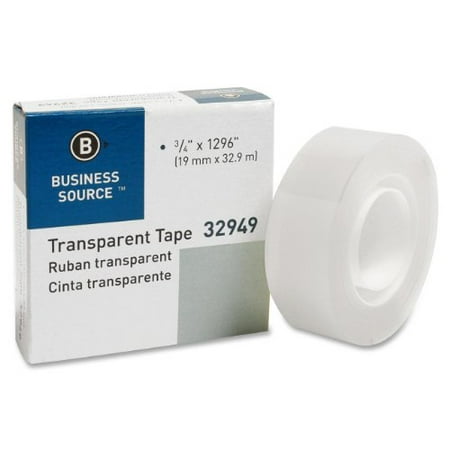 Transparent Plastic Tape Business Source All-purpose Transparent Tape - 0.75