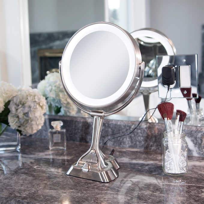 Zadro Zadro 9” Led Variable Lighted Vanity Mirror With 10x 1x Magnification