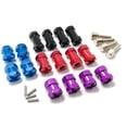 thumbnail image 4 of ruedas hexagonales Paquete de 4 adaptadores de cubo de extensión de rueda para Axial Scx10 D90 CC01 RC Car Truck piezas de repuesto , 15mm negro, 4 of 8