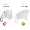 thumbnail image 3 of LLC Pool Cleaner Replacement Bags for Polaris 280 or 480 - Nylon Zipper Mesh Bags (2-Pack), 3 of 4