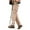 Khaki, variant on Waterproof Men's Cargo Work Pants with 8 Pockets Lightweight Hiking Pants, Sizes 30-38