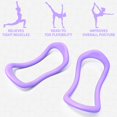 thumbnail image 2 of Anillo de yoga suave, se vende por pares. Ideal para yoga, movilidad, pilates y equipos de fuerza. Círculo de resistencia, estiramiento y soporte. Fuerte, flexible y zen., 2 of 7