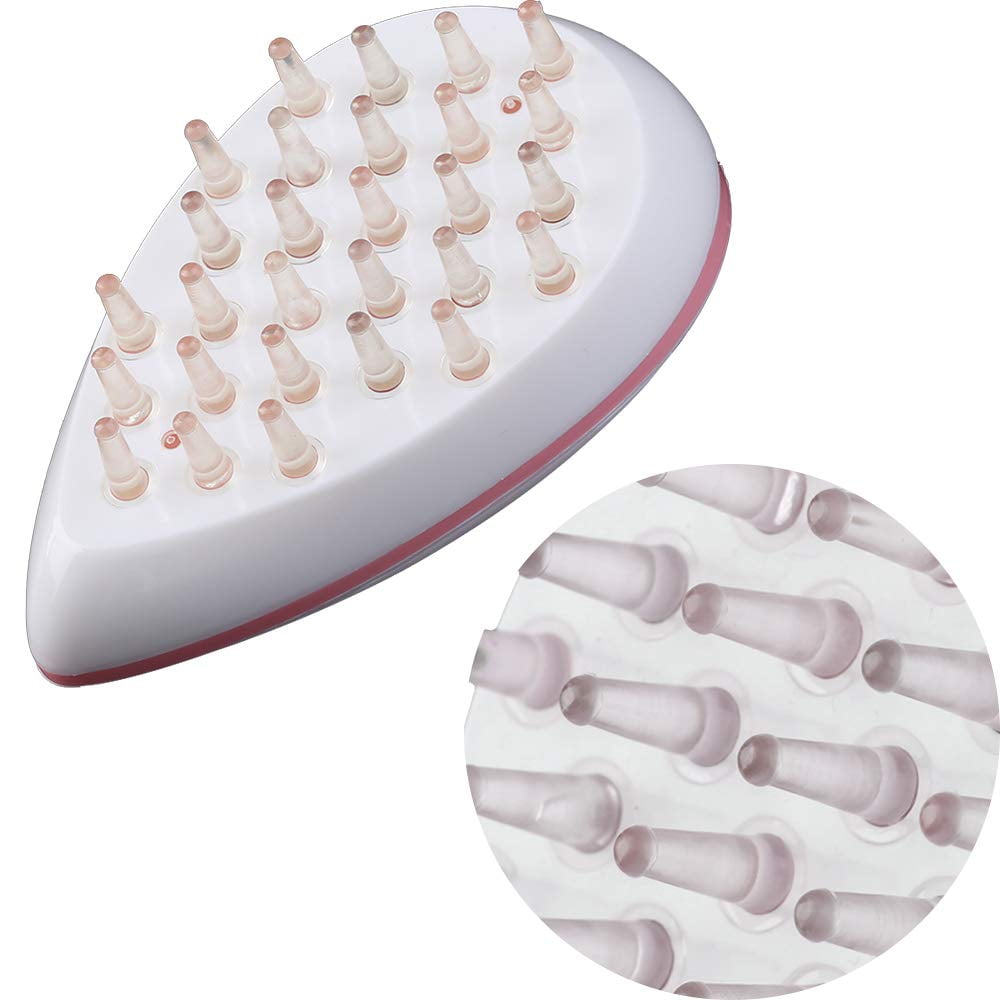 Mini Electric Head Scalp Massager Handheld Electric Portable AntiStatic Vibrating Hair Comb