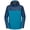 Deep Blue/Aqua, variant on Men's Waterproof Rain Jacket Outdoor Lightweight Rain Shell Coat Yellow/Brown XL